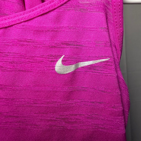 Nike Dri Fit Racerback Tank Top Magenta Athletic Workout Women's Size S - Picture 5 of 5